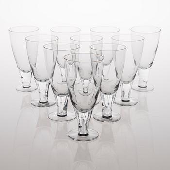 GUNNEL NYMAN, glasservis, 114 osaa, "GN 46", Nuutajärvi Notsjö. I produktion 1949-1969.