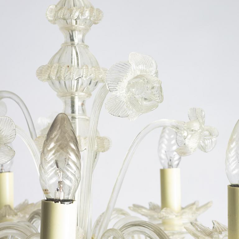 A Venetian type chandelier, mid-20th century.