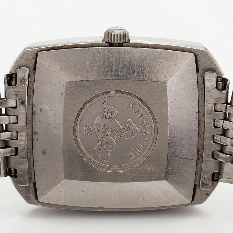Omega Seamaster, wristwatch, 33 x 33 mm, steel, automatic, plastic crystal, circa 1970.