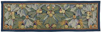 A TAPESTRY, tapestry weave, ca 55,5 x 174,5 cm, signed EH LICIUM KN 1906. Art nouveau.