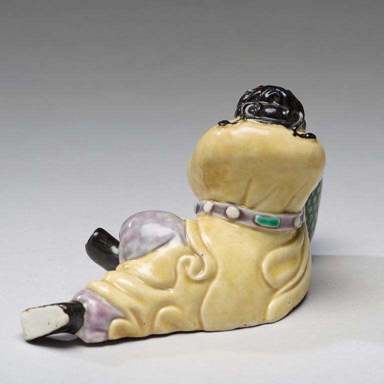 PENSELBAD, porslin. Qingdynastin, Kangxi (1662-1722).