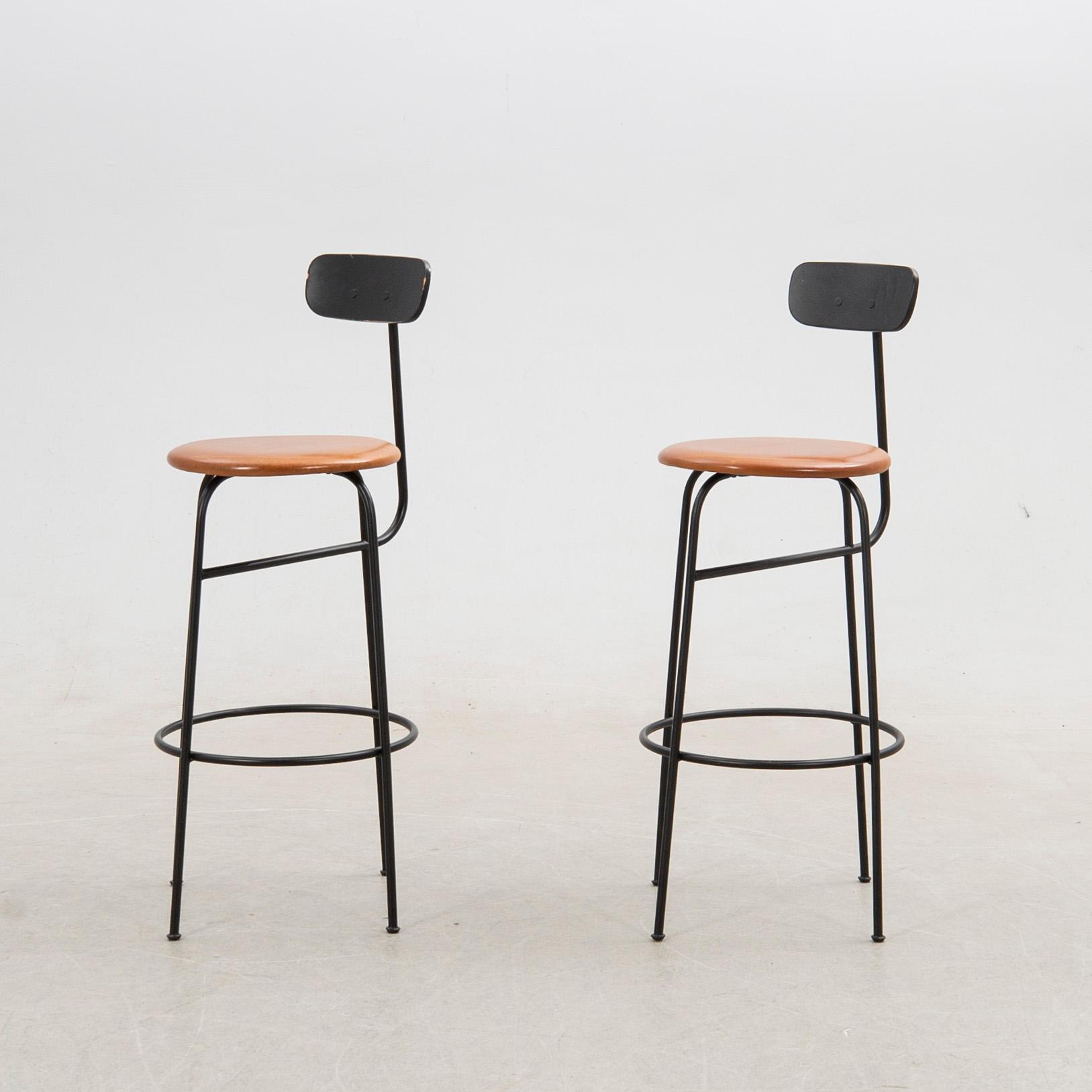 Afteroom, barstolar, ett par, "Counter Chair" Audo, Danmark.