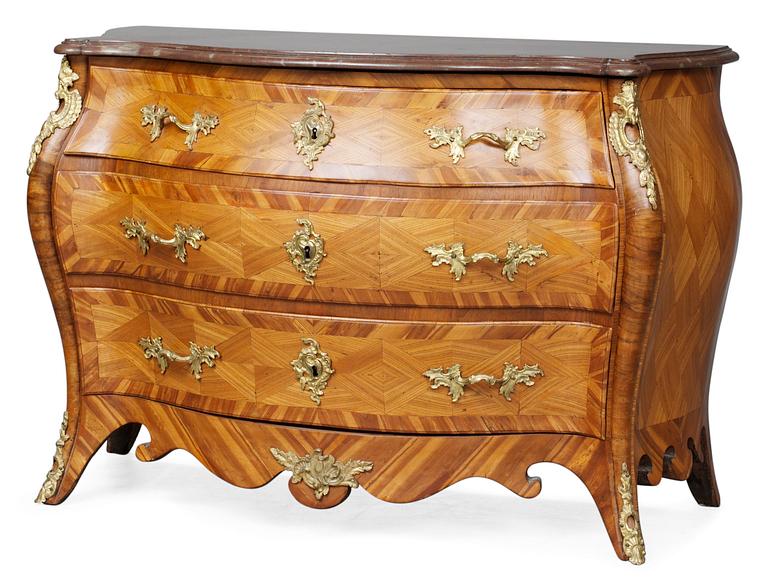 A Swedish Rococo commode.