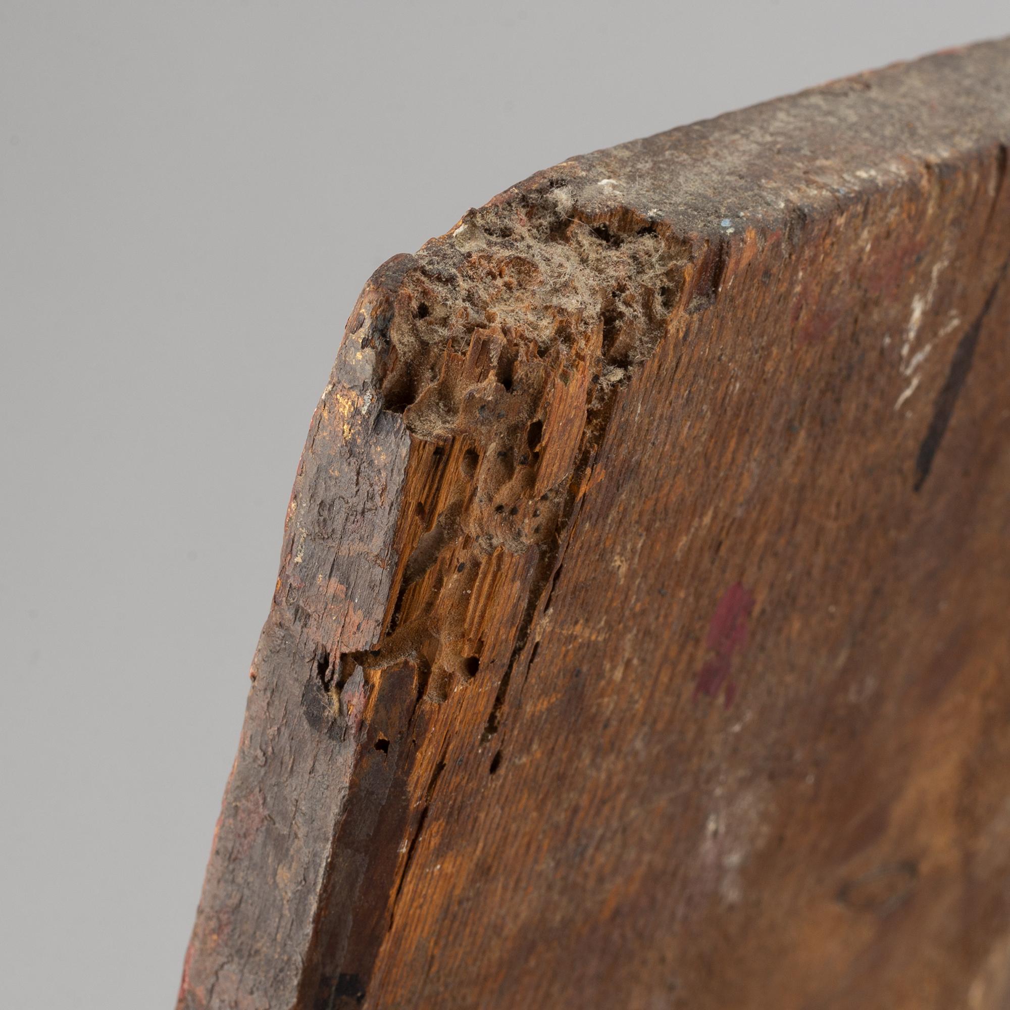 An icon, Russia, 19th Century, tempera on panel.