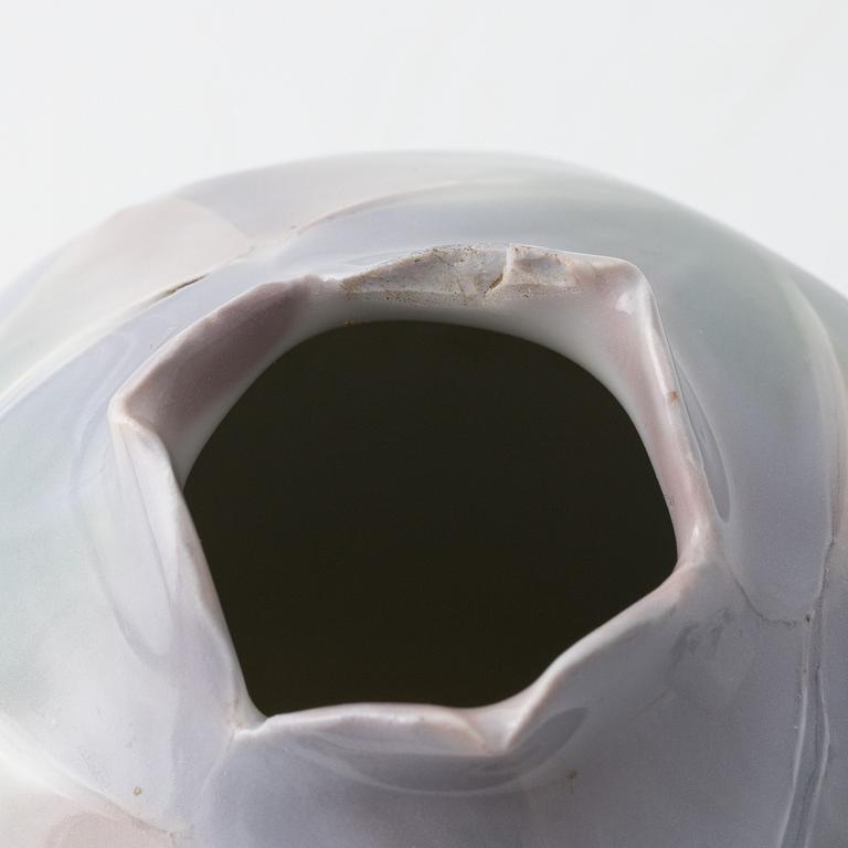 Rörstrand, two Art Nouveau porcelain vases, early 20th Century.