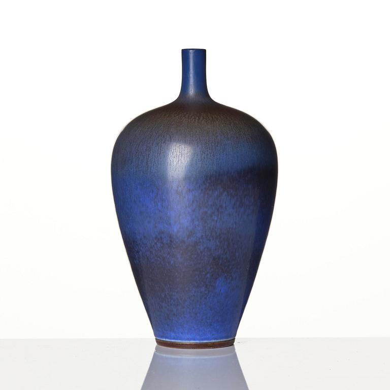 Berndt Friberg, vaser, 3 st, stengods, Gustavsbergs Studio 1956-64.