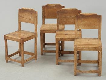 STOLAR, 4 st, barock, 1700-tal.
