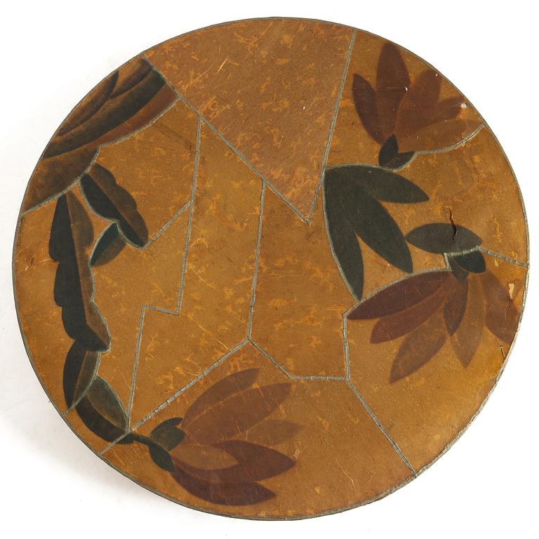 A ceiling lamp, signed Küntzel, 1938.