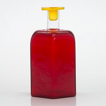 Markku Salo, flaska, signerad Markku Salo, Nuutajärvi.