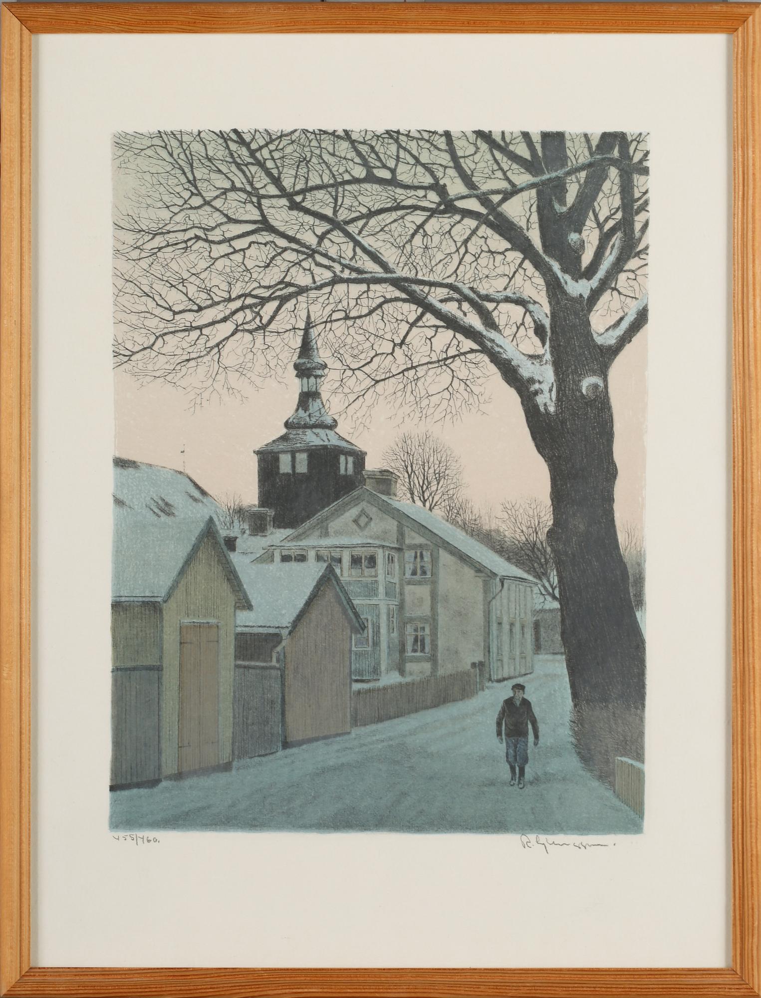 REINHOLD LJUNGGREN, 2 st, färglitografi, signerad och numrerade 448/460 samt 455/460.