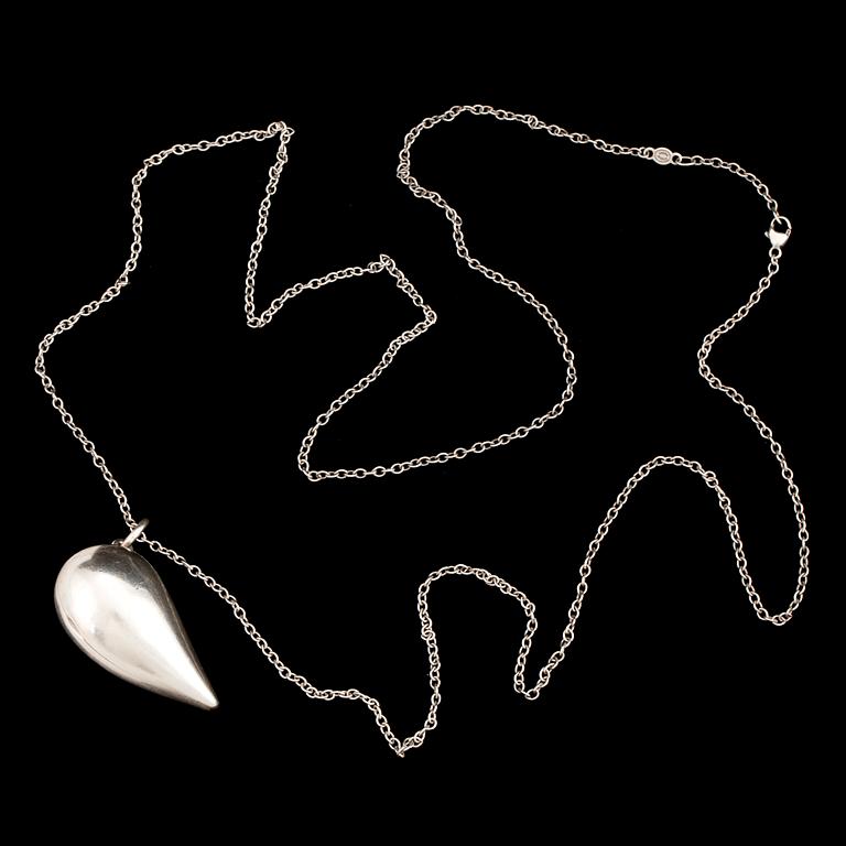 JACQUELINE RABUN, 'Artist Heart of the Year', medaljong sterling silver för Georg Jensen, Danmark, designår 2007.