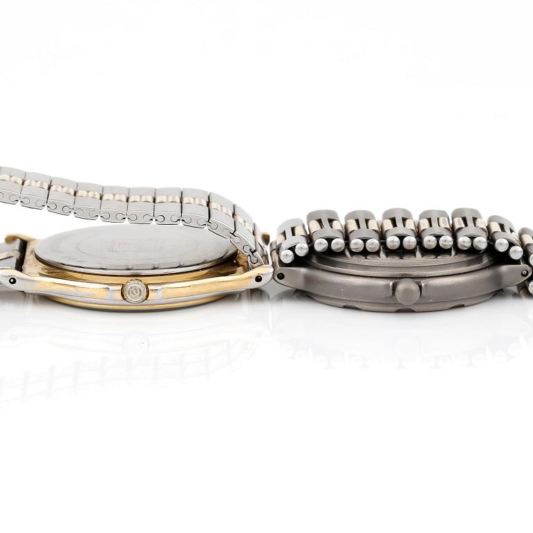 ARMBANDSUR, 2st, Tissot "SeaStar", Longines "Conquest".