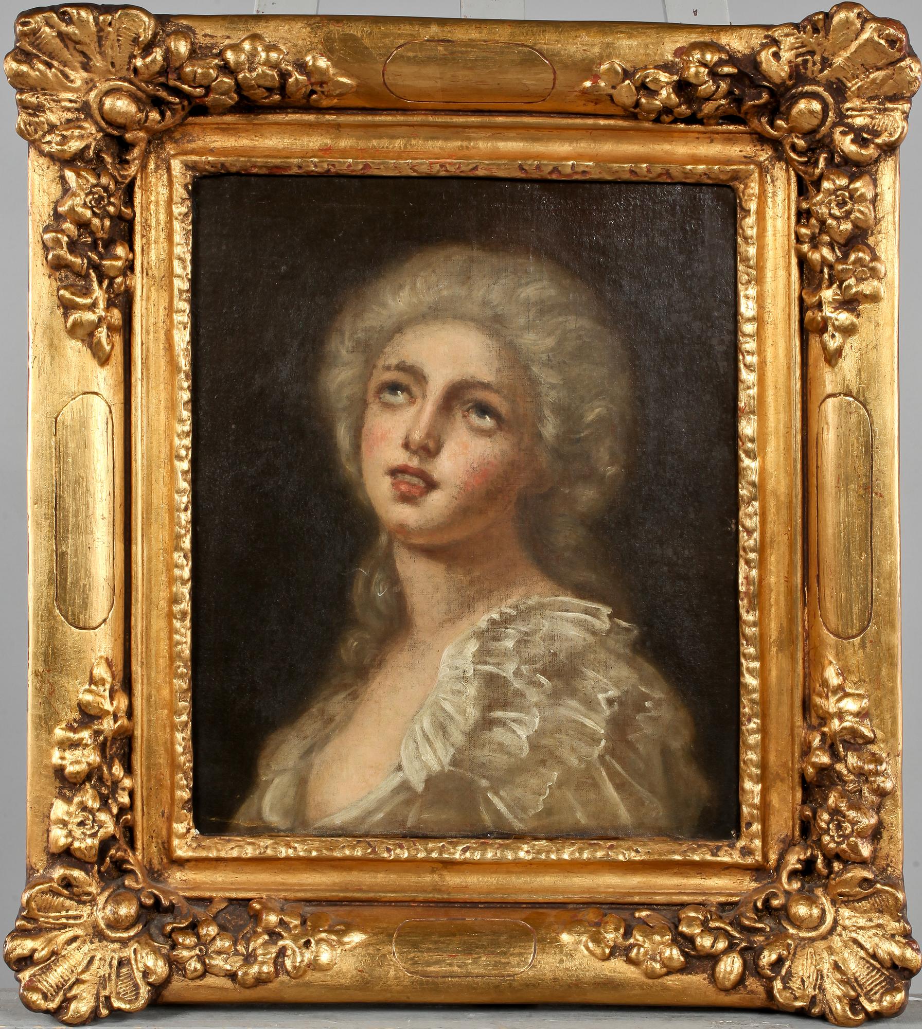 OKÄND KONSTNÄR, olja på duk, 1800-tal.
