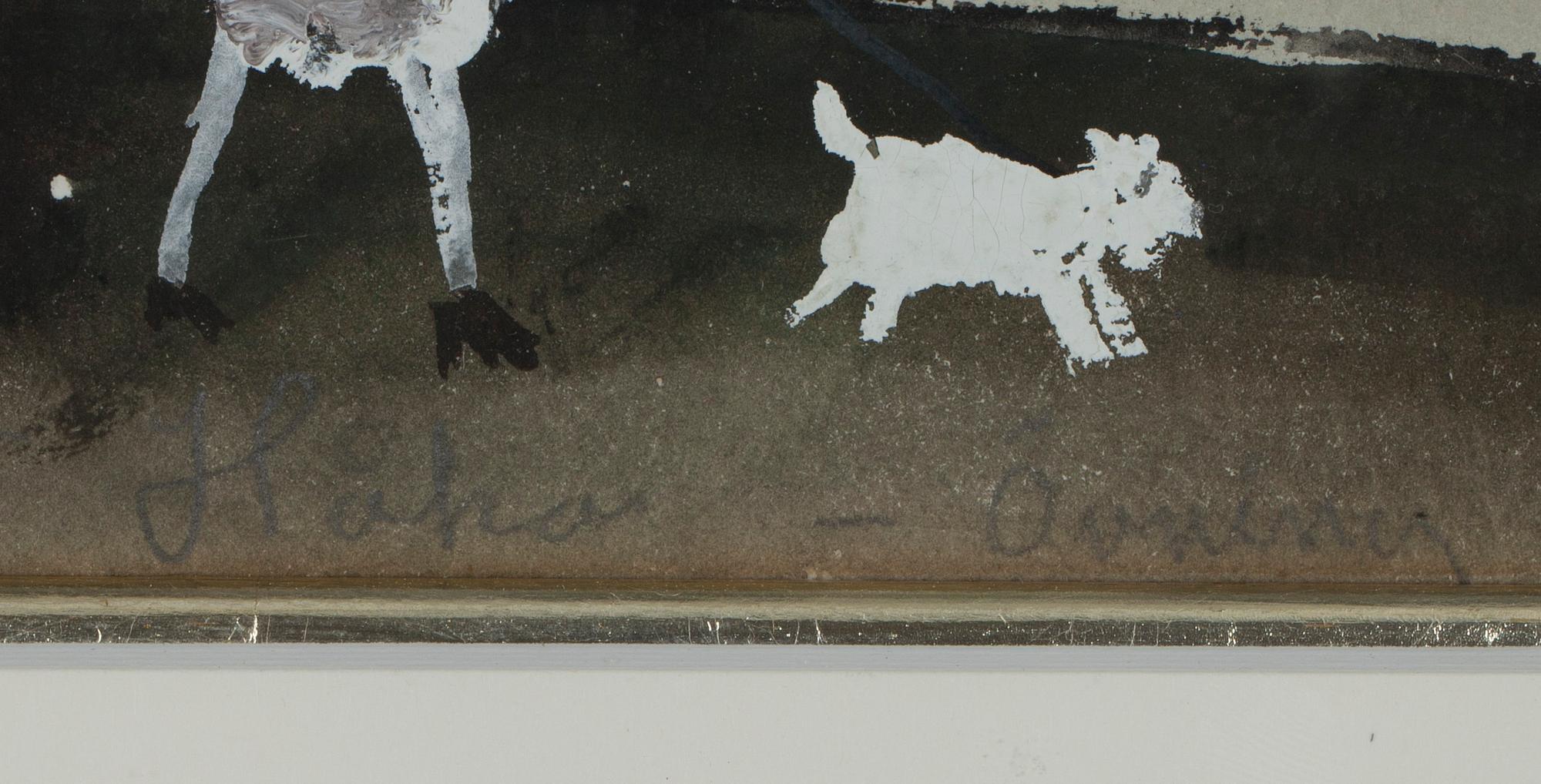 HÅKAN BRUNBERG, akvarell, sign.