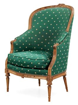 548. A Gustavian late 18th Century bergere.