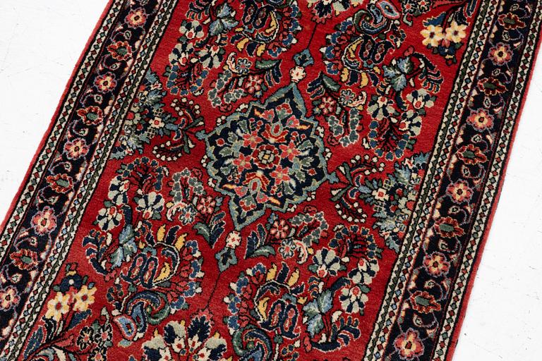 An Old Sarou runner, c. 193 x 84 cm.