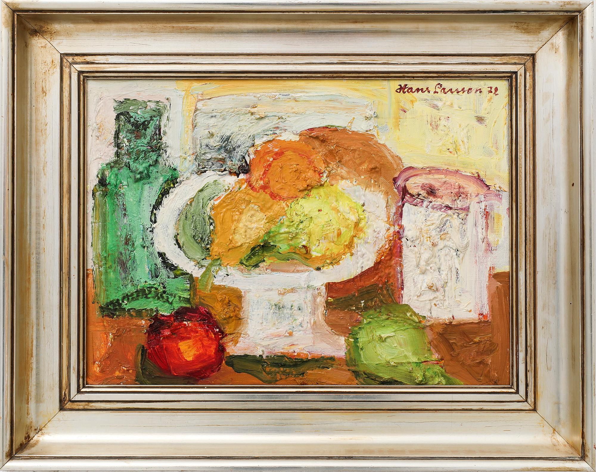 Hans Larsson, olja på duk signerad och daterad 72.