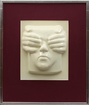 BARBRO BÄCKSTRÖM. Relief, plast, sign o numr  o dat 1973, 53/60.