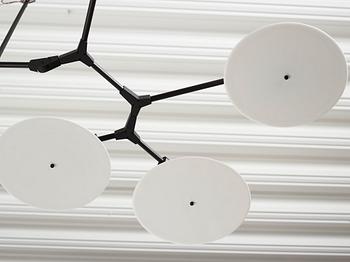 Lindsey Adelman, a bronze ceiling lamp, "Branching Disc, BD.09.01", Studio Lindsey Adelman, Los Angeles, USA, 2006.