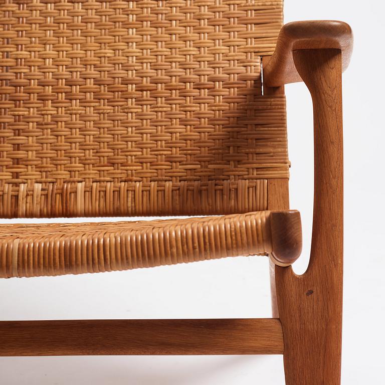 Hans J. Wegner, fåtöljer, ett par "CH27", Carl Hansen & Son, Danmark 1950-tal.