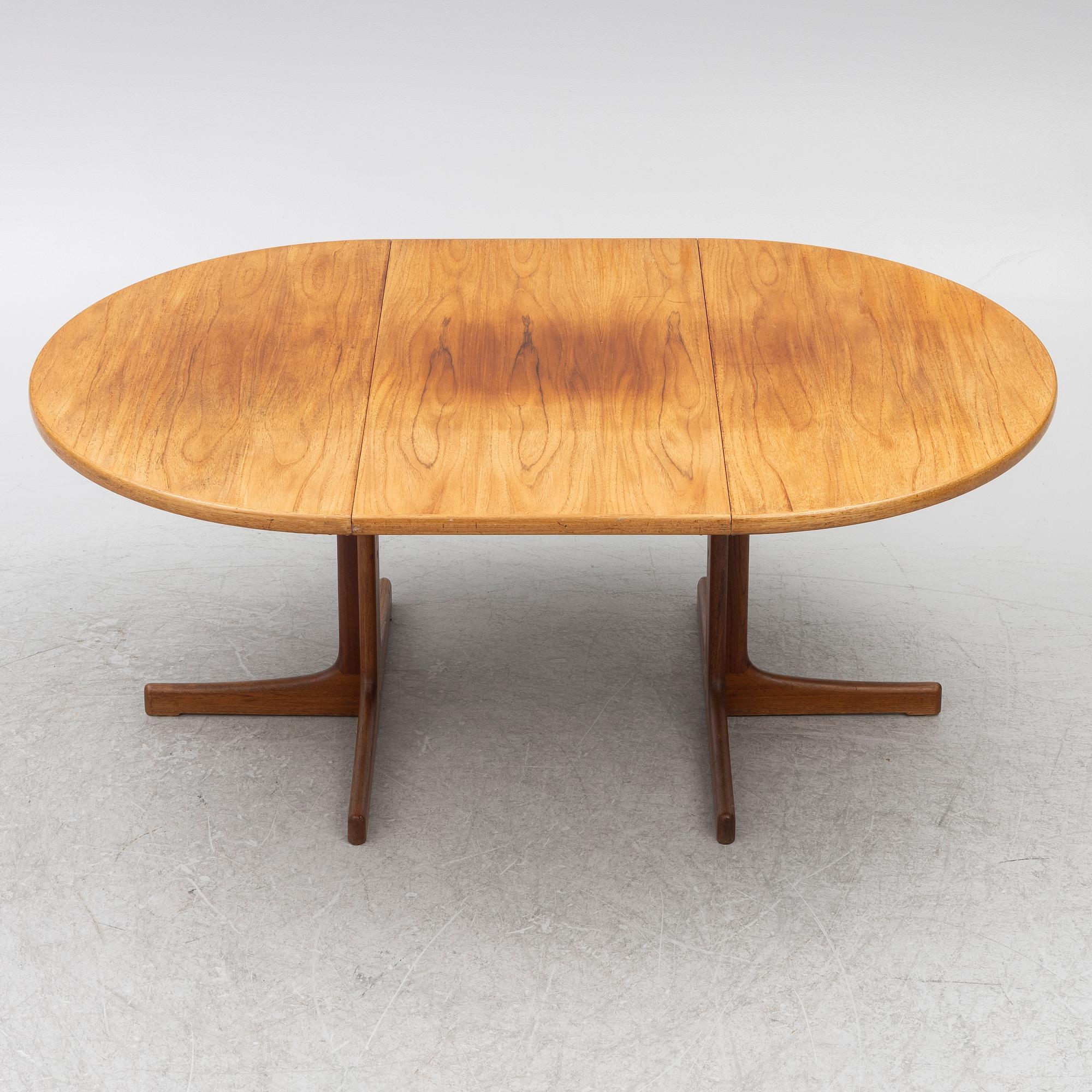 Karl Erik Ekselius, Dining table, JOC, Vetlanda, 1960s.