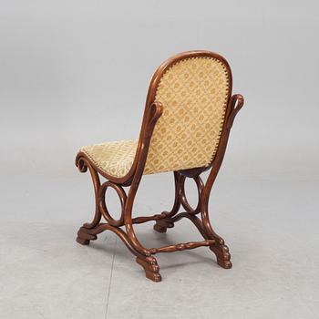 SVANHALSFÅTÖLJ, Thonet, 1900-talets första hälft, etikettmärkt.