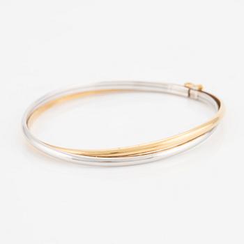 Bangle, 18K white and rose gold.