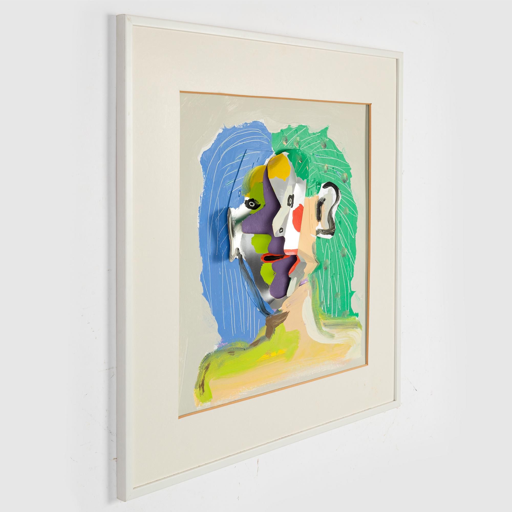 Timo Solin, blandteknik, osignerad.