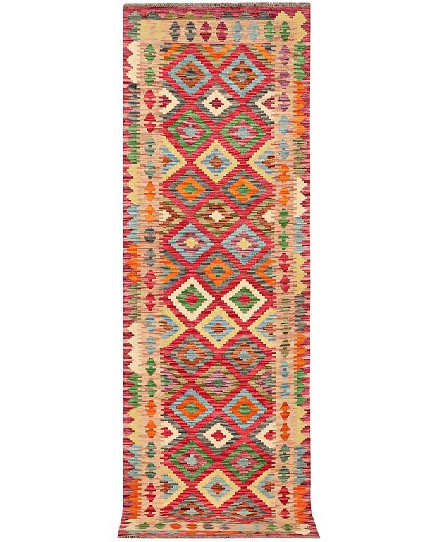 A carpet, Kilim, ca 298 x 83 cm.
