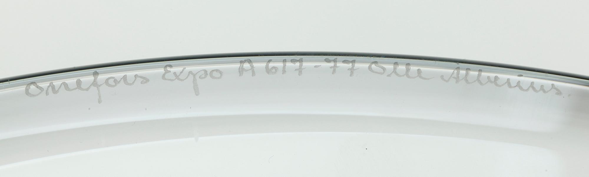 FAT, glas, Olle Alberius, Orrefors.