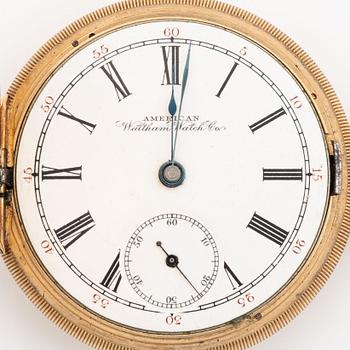 Waltham, pocket watch, 54,5 mm.