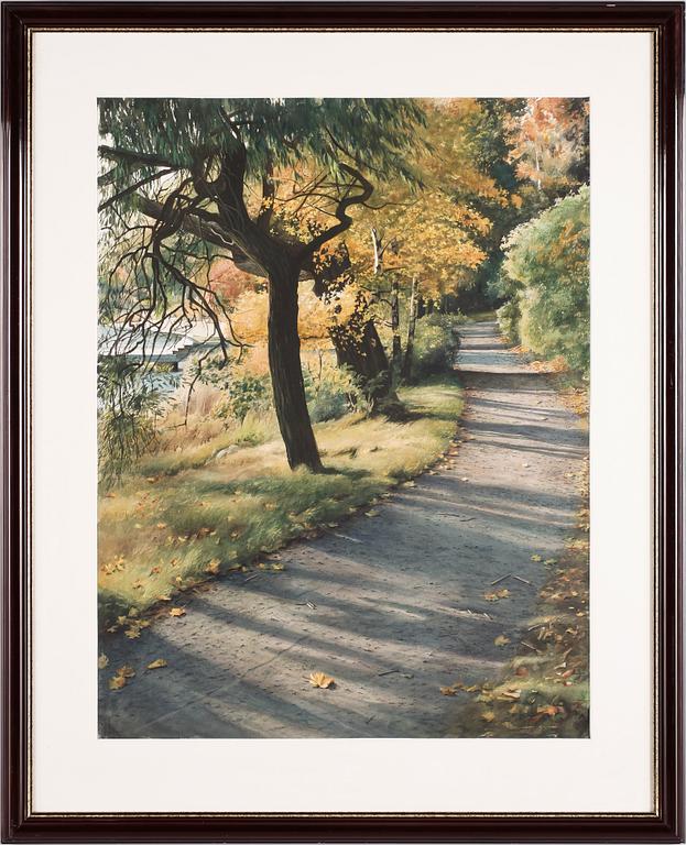 STEPHEN CLARK, akvarell, sign.
