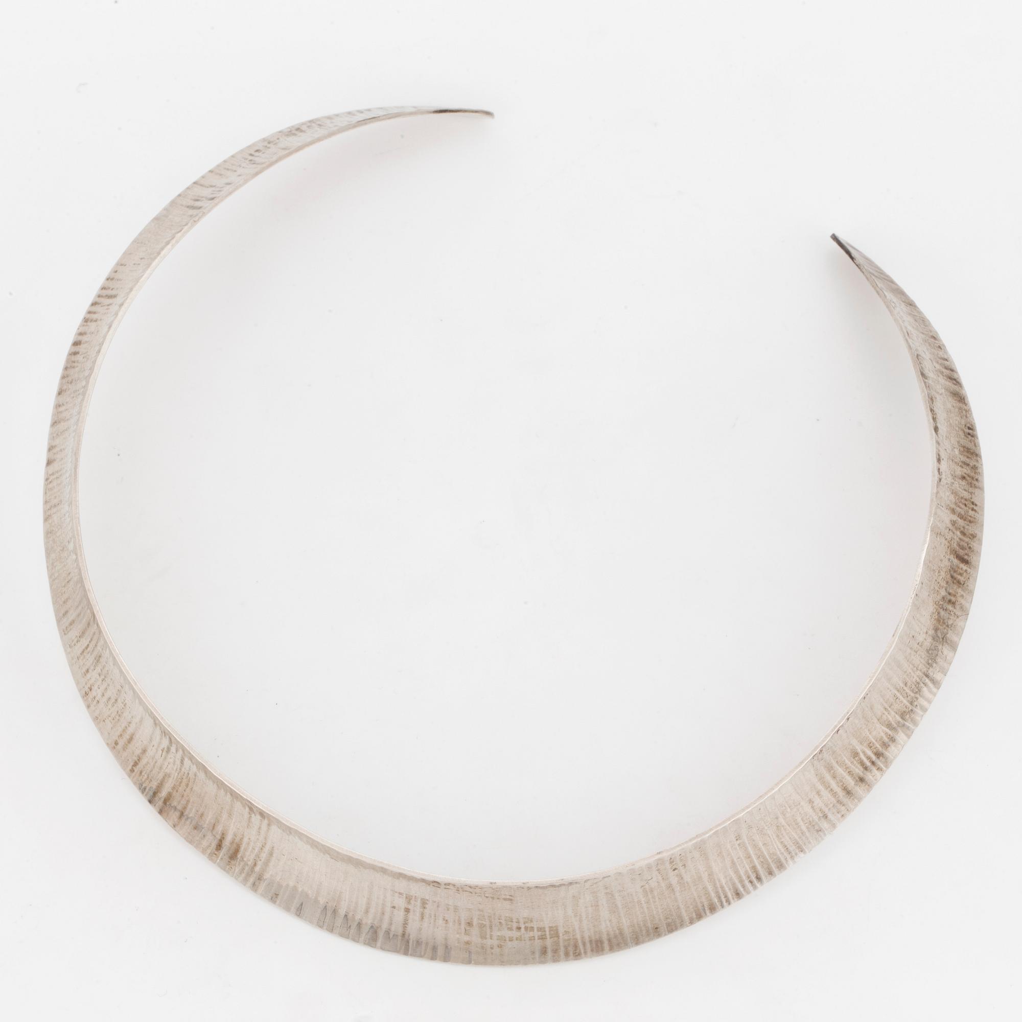 STIGBERT, a sterling silver necklace from Waldemar Atelje, Skara, 1975.