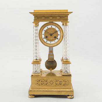 RAOUL LEFEVRE - MANTEL CLOCK, empire, 19th century first half / mid.