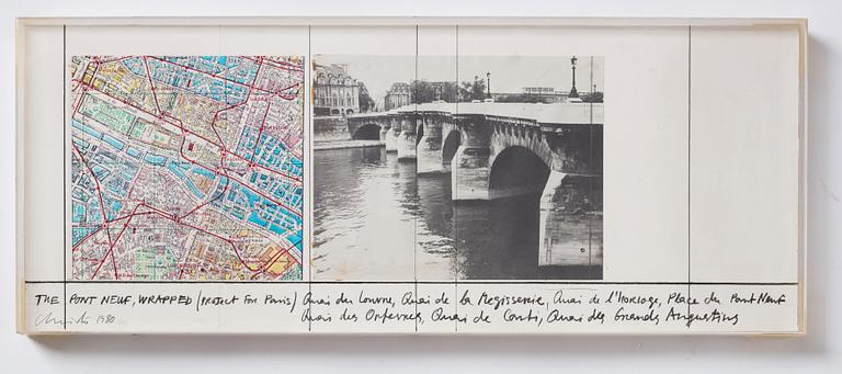 Christo Vladimirov Javacheff, "The Pont Neuf, Wrapped (Project for Paris)".