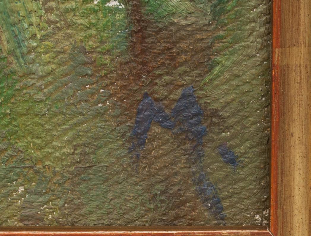 KRONPRINSESSAN MARGARETA AV SVERIGE, olja på duk, signerad M.