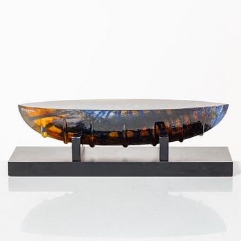 Bertil Vallien, boat, Kosta Boda Studio, 1993.