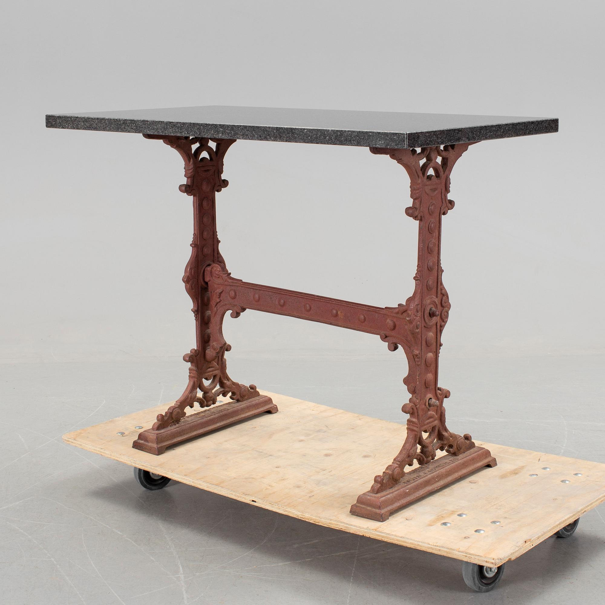 TRÄDGÅRDSBORD, Gaskell & Chambers Ltd, 1900-talets början.