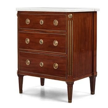 16. A late Gustavian commode.