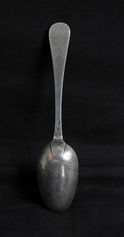 SKED, silver, okänd mästare, märkt 1735.