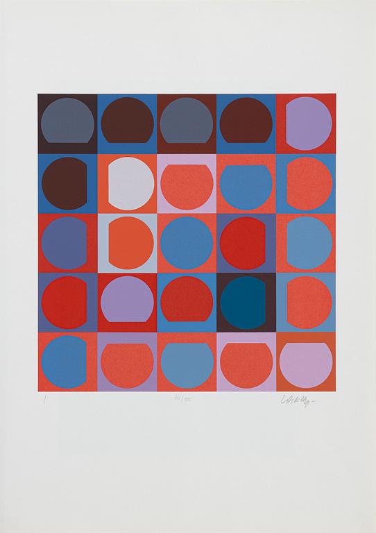 Victor Vasarely, mapp,
“Variációk”.