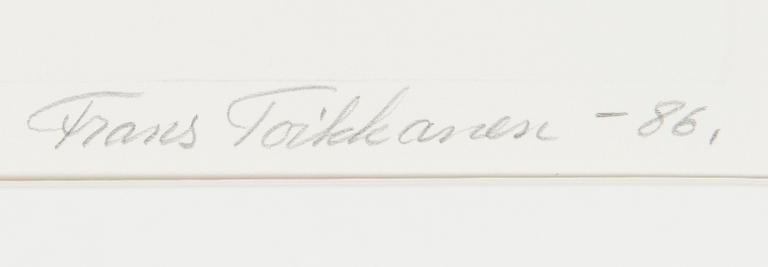 Frans Toikkanen, "Selän takana".