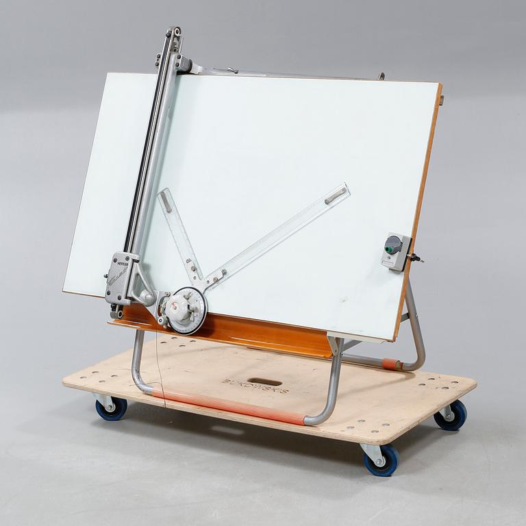 A mid 20th century drawing table by Nestler Florett in Germany.