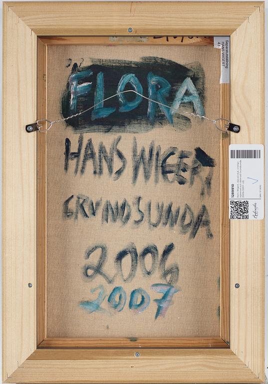 Hans Wigert, oil on canvas, verso signed and dated Grundsunda 2006/2007.