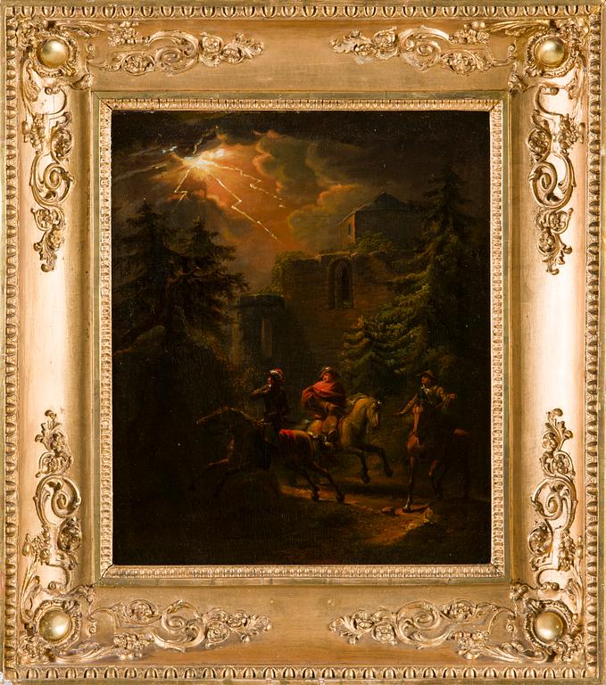 Alexander Lauréus, Ratsastajat ja salamanisku.