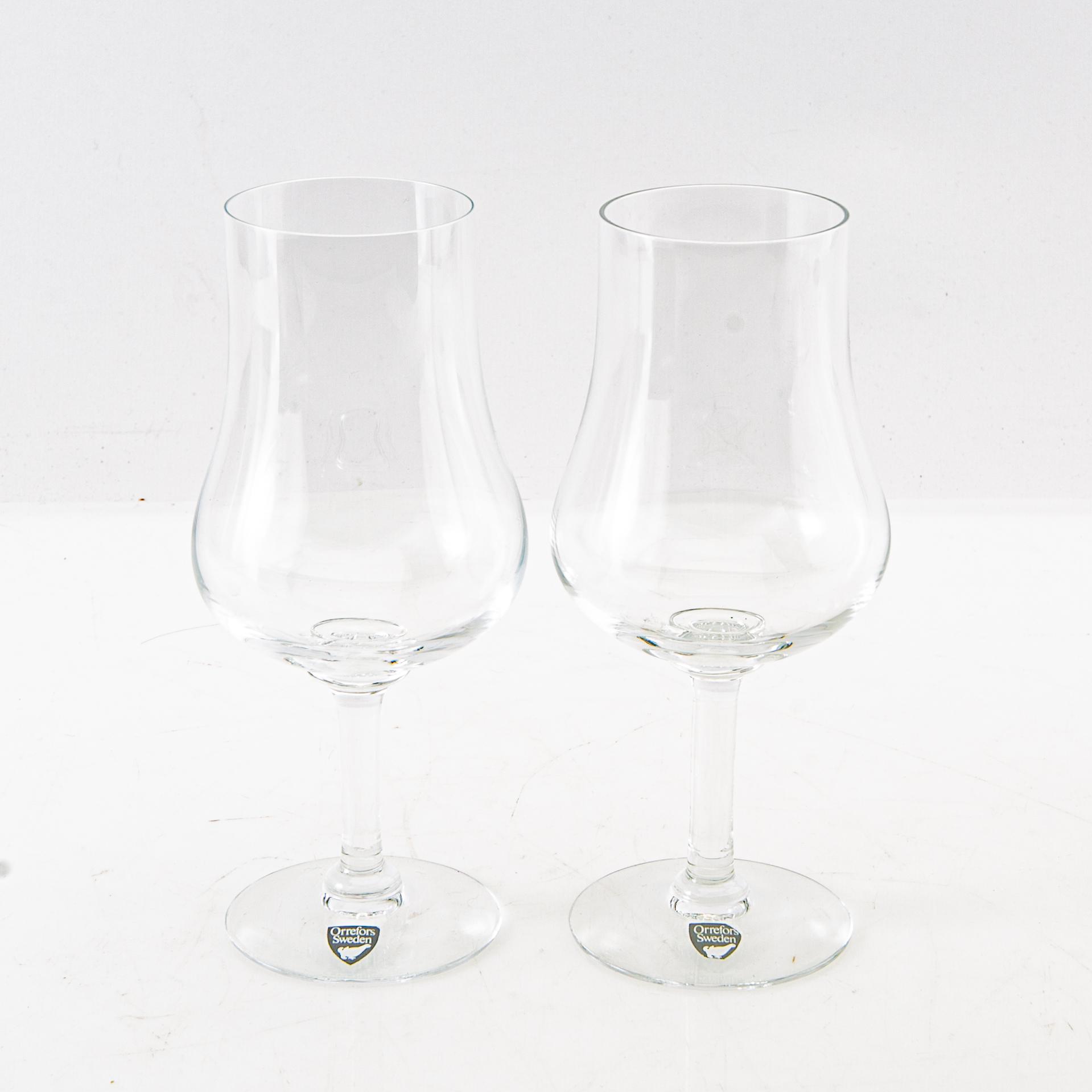 Gunnar Cyrén, Wine Tasting Glasses "Elixir" 24 pcs, glass, Orrefors.
