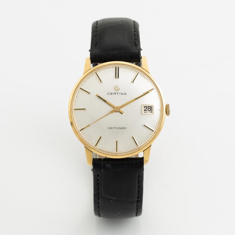 Certina, Certidate, armbandsur, 34 mm,
