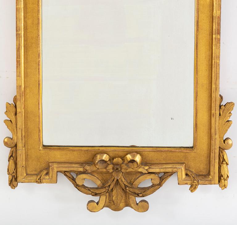 A late 18th Century Gustavian mirror.