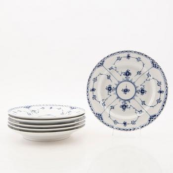 Servis 38 dlr musselmalet Hel och halvblonde Royal Copenhagen Danmark porslin.