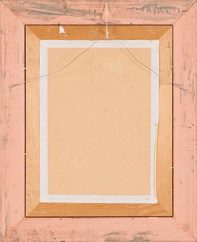 Ragnar Ungern, olja på papp, signerad och daterad 1916.